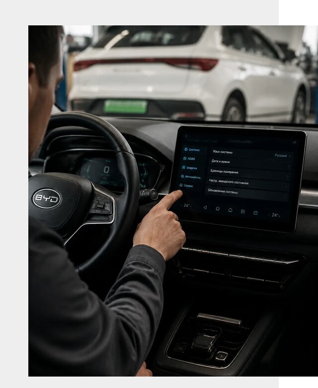 Русификация BYD E2 в Волгограде от 15483 р. | ФастМобиль-Влг под ключ