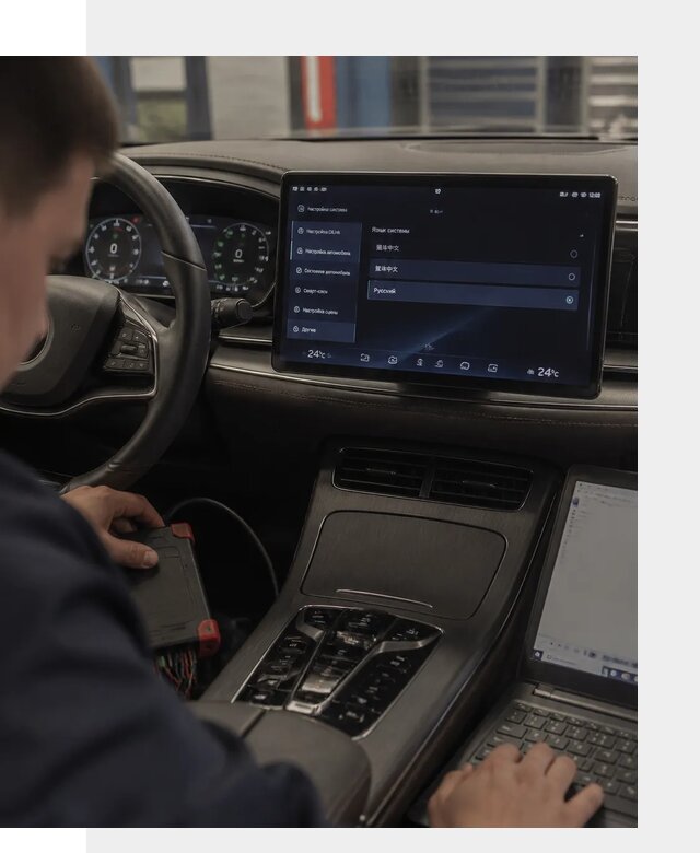 Русификация автомобиля BYD HAN для эксплуатации в Волгограде